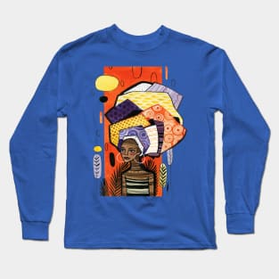 African American girl Long Sleeve T-Shirt